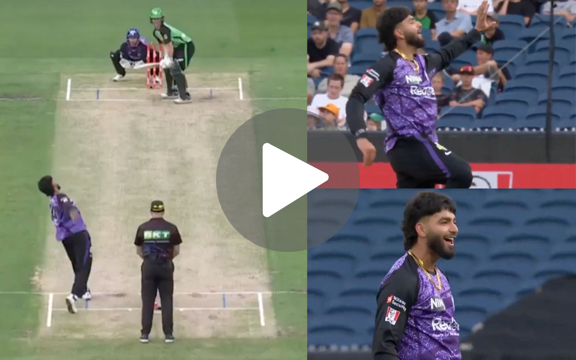 [Watch] Nikhil Chaudhary's Pulls Off A Shikhar Dhawan Inspired Celebration In BBL 14